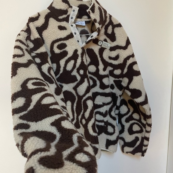 NWT Parks Projects UO Exclusive Geysers Trail High Pile Fleece Sweatshirt Size L - Picture 7 of 15